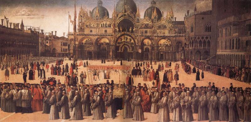 Gentile Bellini Procession in St Mark's Square